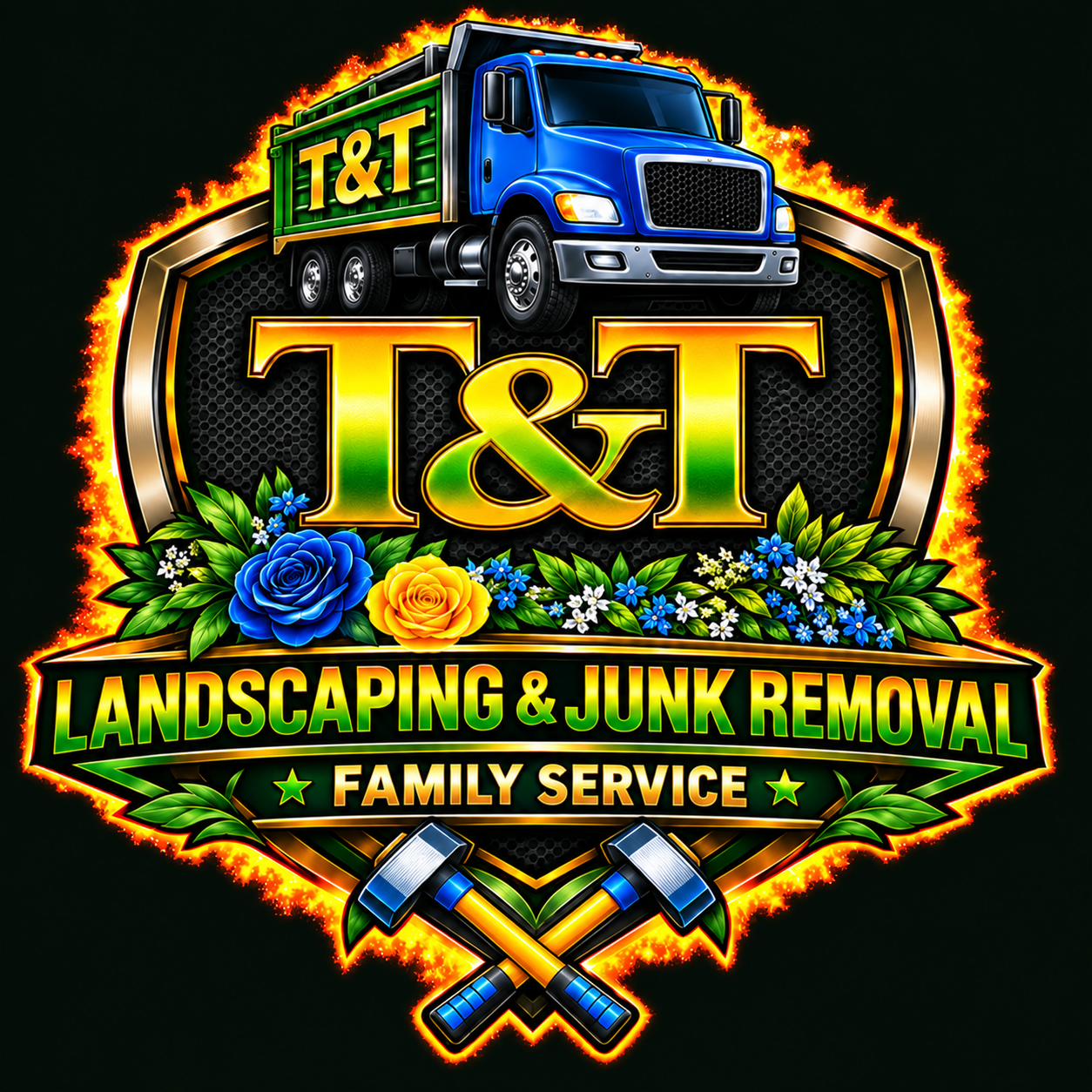 T&T family service emblem
